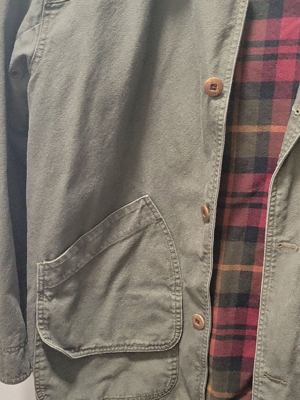 L.L Bean Green Xl Mens Work Coat - work,outdoors,chore,grampacore,cozy,winter - Picture 6 of 11